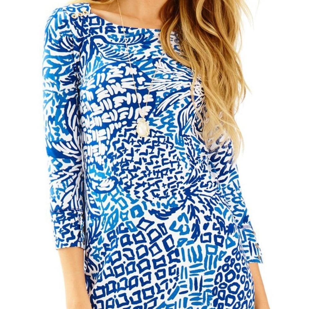 Lilly Pulitzer Sophie Dress Pineapple!!WORN ONCE!!